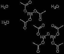 로듐(III) 아세테이트;Hexa(acetato)-μ-oxotris(aqua) 트리로듐(III) 아세테이트