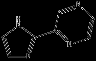 2- (1H- 이미 다졸 -2- 일)-피라진